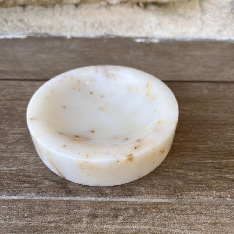 Handmade Natural Marble Bathroom Accessories Set – 5 Pieces